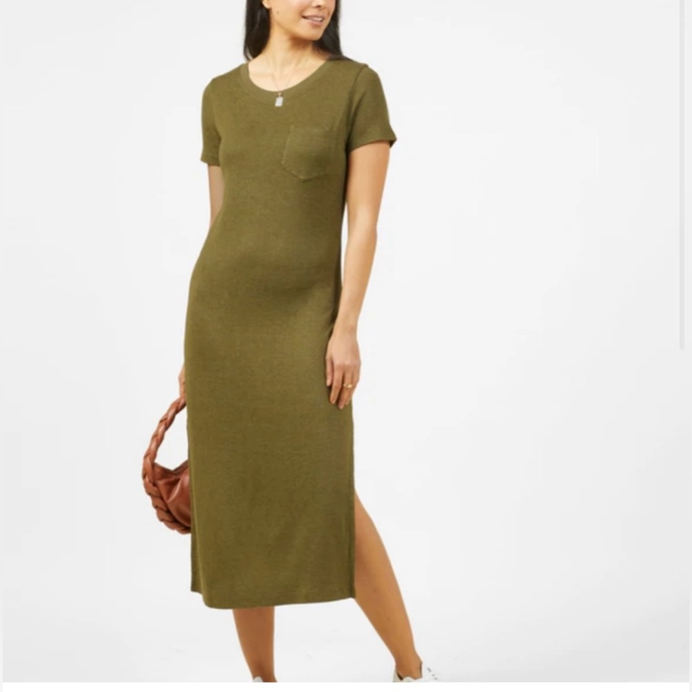 Jessica Simpson | Olive Green Tee Shirt Dress